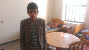 Combattants houthis lors d'un rassemblement à Sanaa, capitale du Yémen