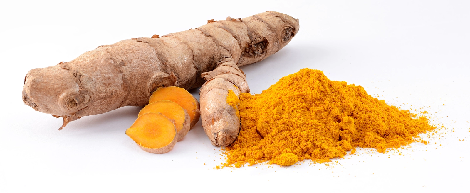 Rhizomes de curcuma (Curcuma longa), source de la curcumine
