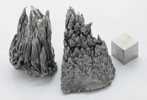 Échantillon d'yttrium métallique : les restrictions chinoises à l'export depuis avril 2025 ont fait chuter les livraisons vers les États-Unis de plus de 90 %