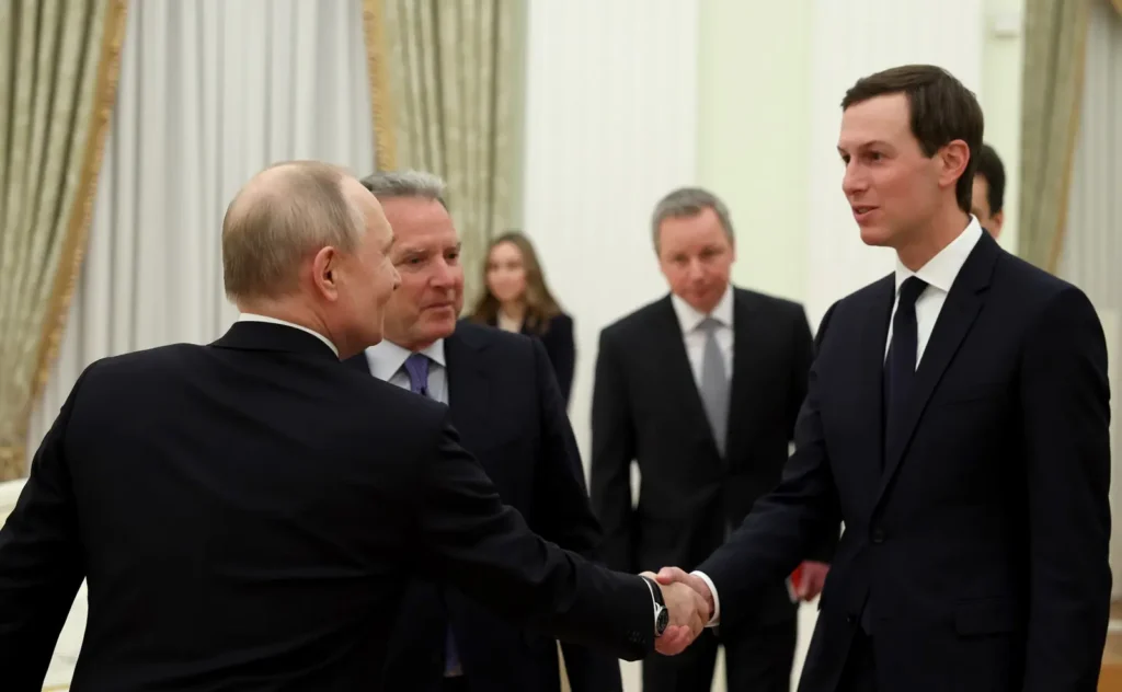 Plan de paix Ukraine : Vladimir Poutine et Jared Kushner